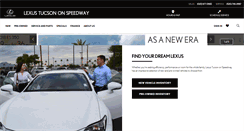 Desktop Screenshot of lexusoftucsonspeedway.com